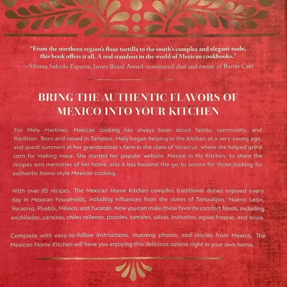 The Mexican Home Kitchen Recipie Book MelynMartinez NWT - Picture 6 of 16